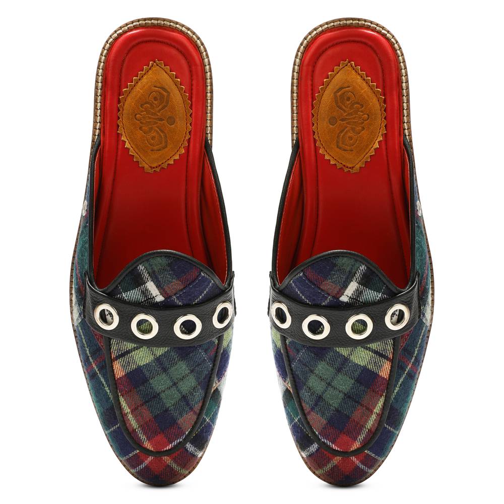 Green Tartans Mule for Men (discontinued)