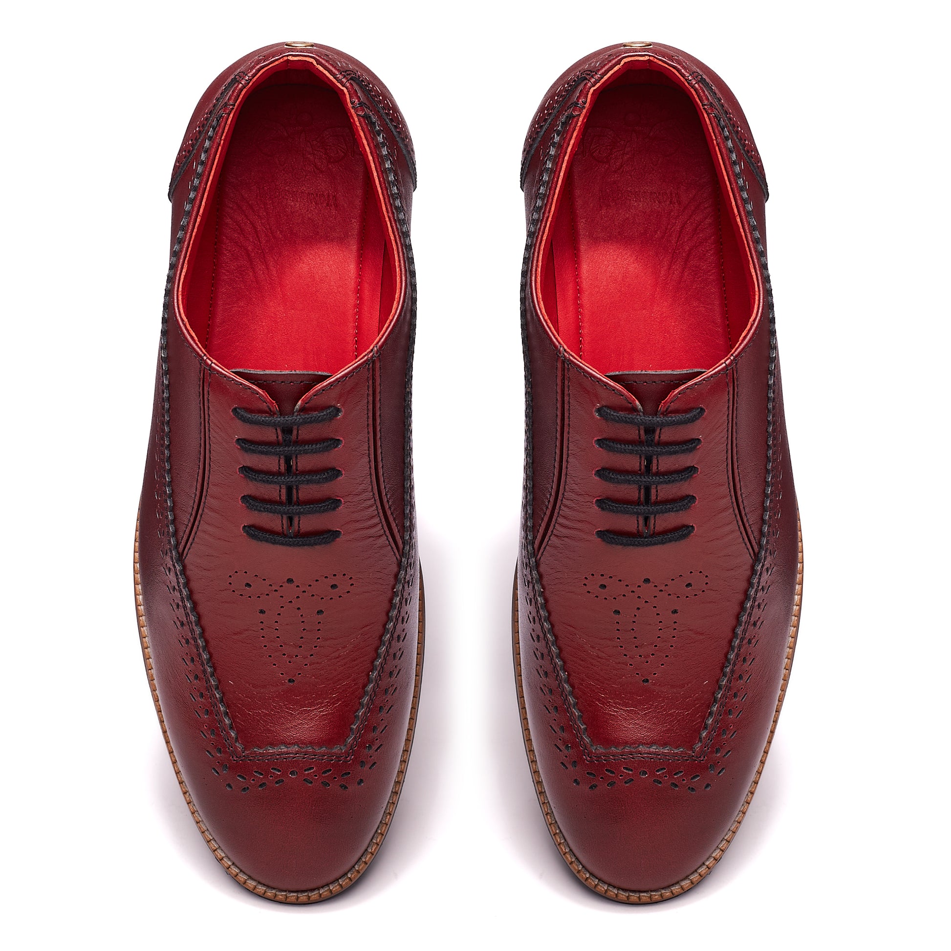  Nawab Brogues Men – Oxblood