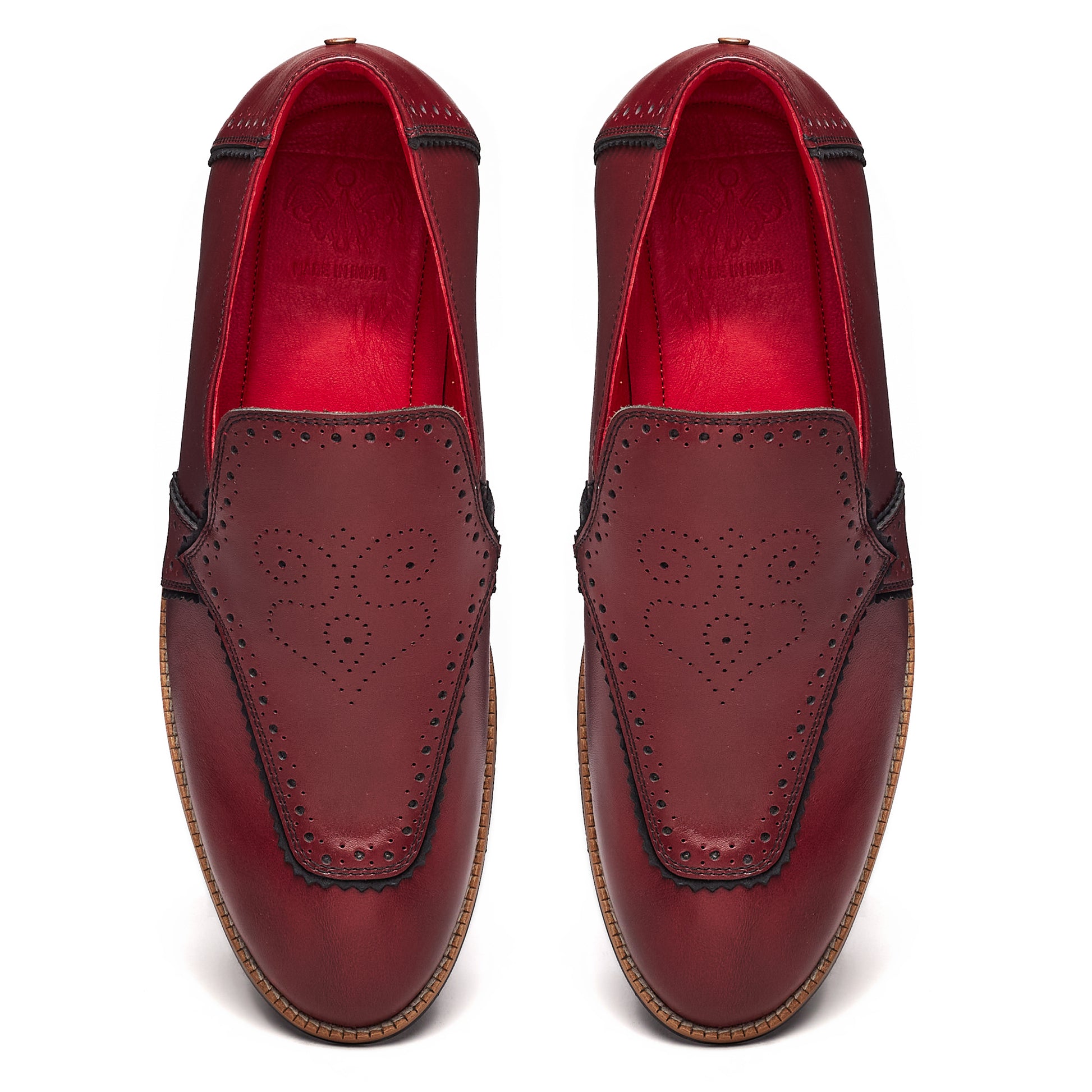  Wazir  Loafers Men – Oxblood