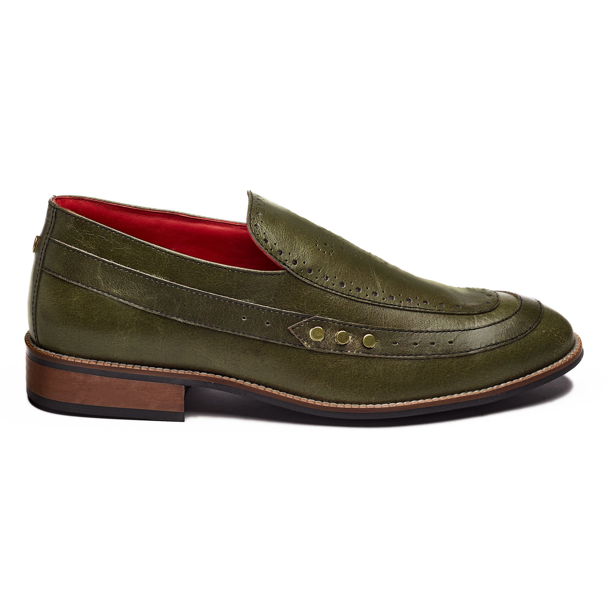  Nizam Loafers Men – Olive