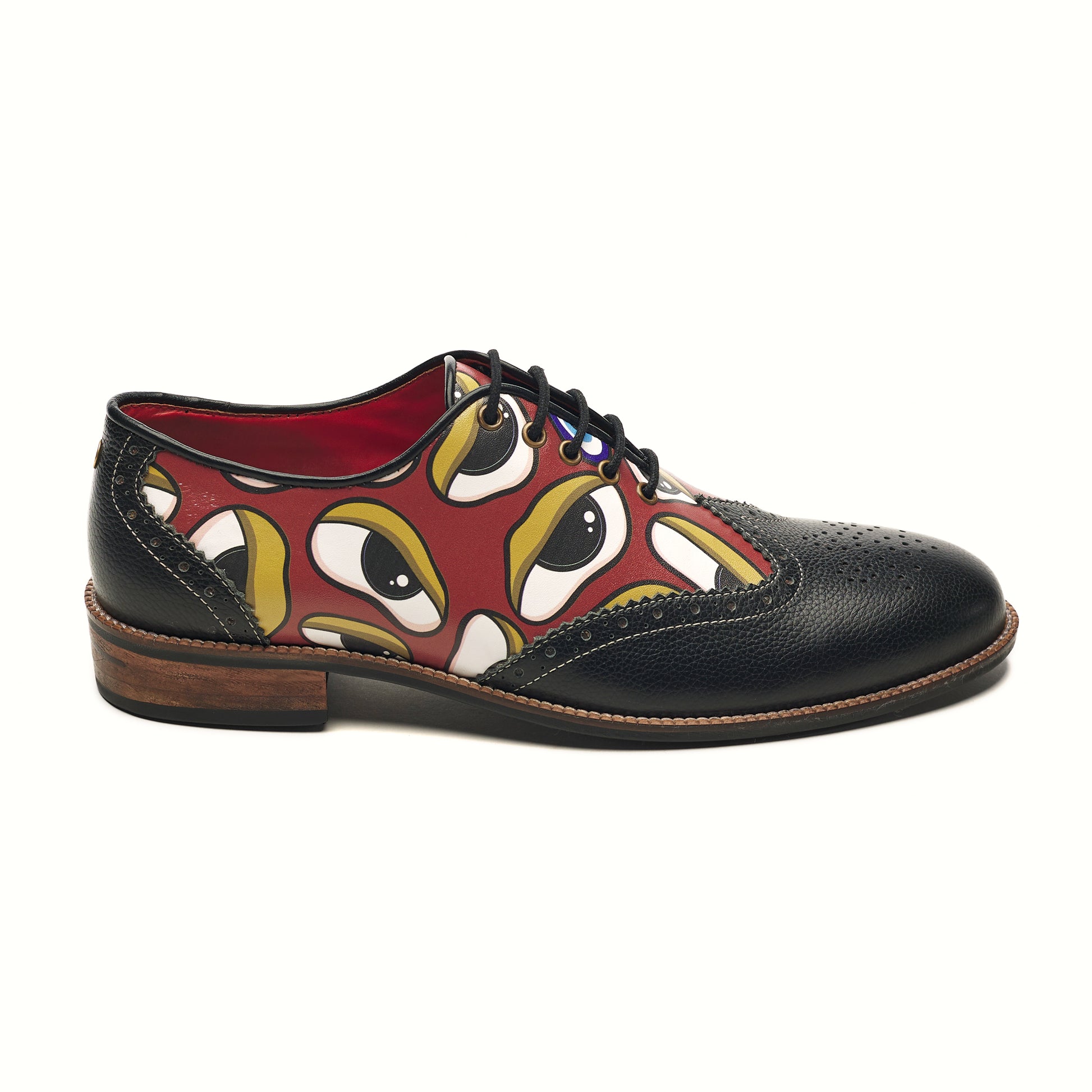  ‘Nazar’ Brogues Men – Crimson