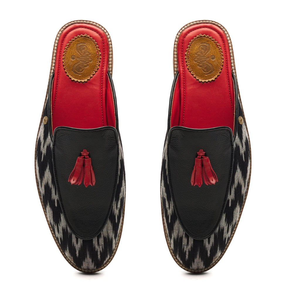 Ikat Mules Men – Coal