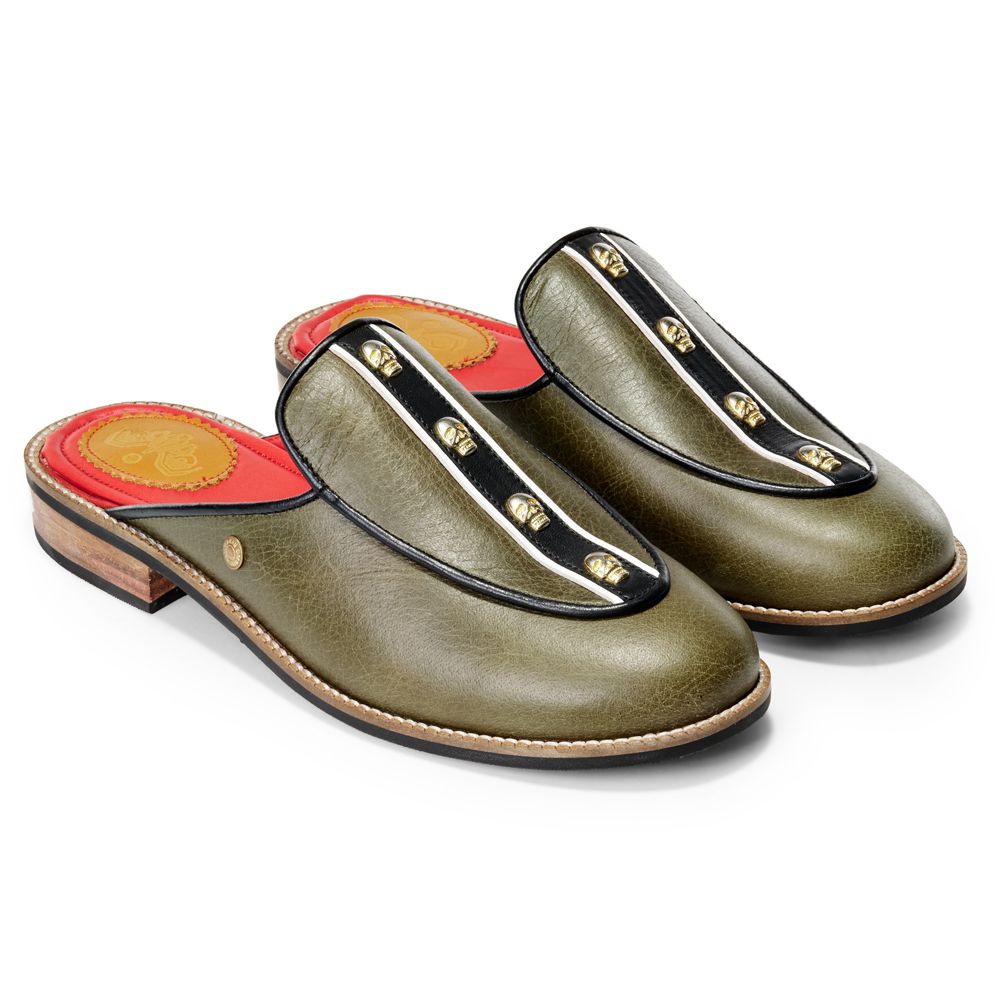 Cranium Mules Women – Olive Green