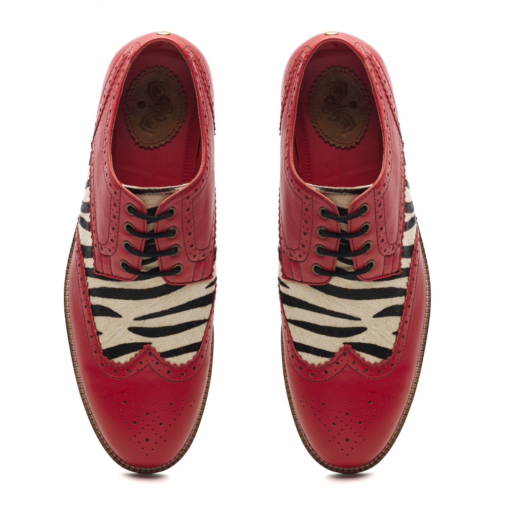  Zebra Brogue_ for Men – Crimson (discontinued)