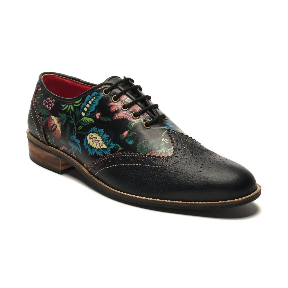  Bageecha Brogues Men – Coal