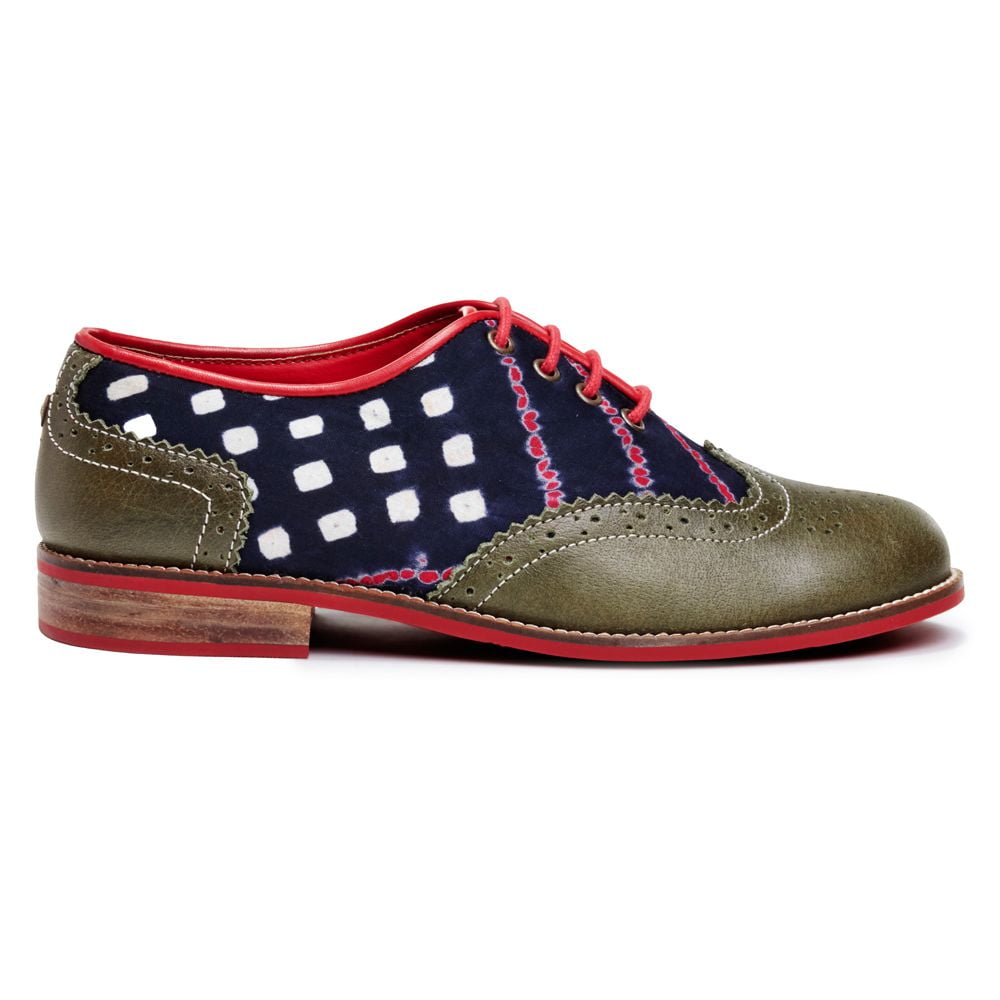  Bandhni Brogue for Women – Olive Green (discontinued)