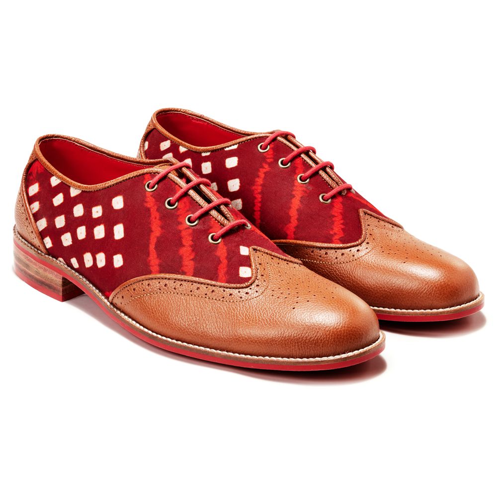 Bandhni Brogues Men – Tan