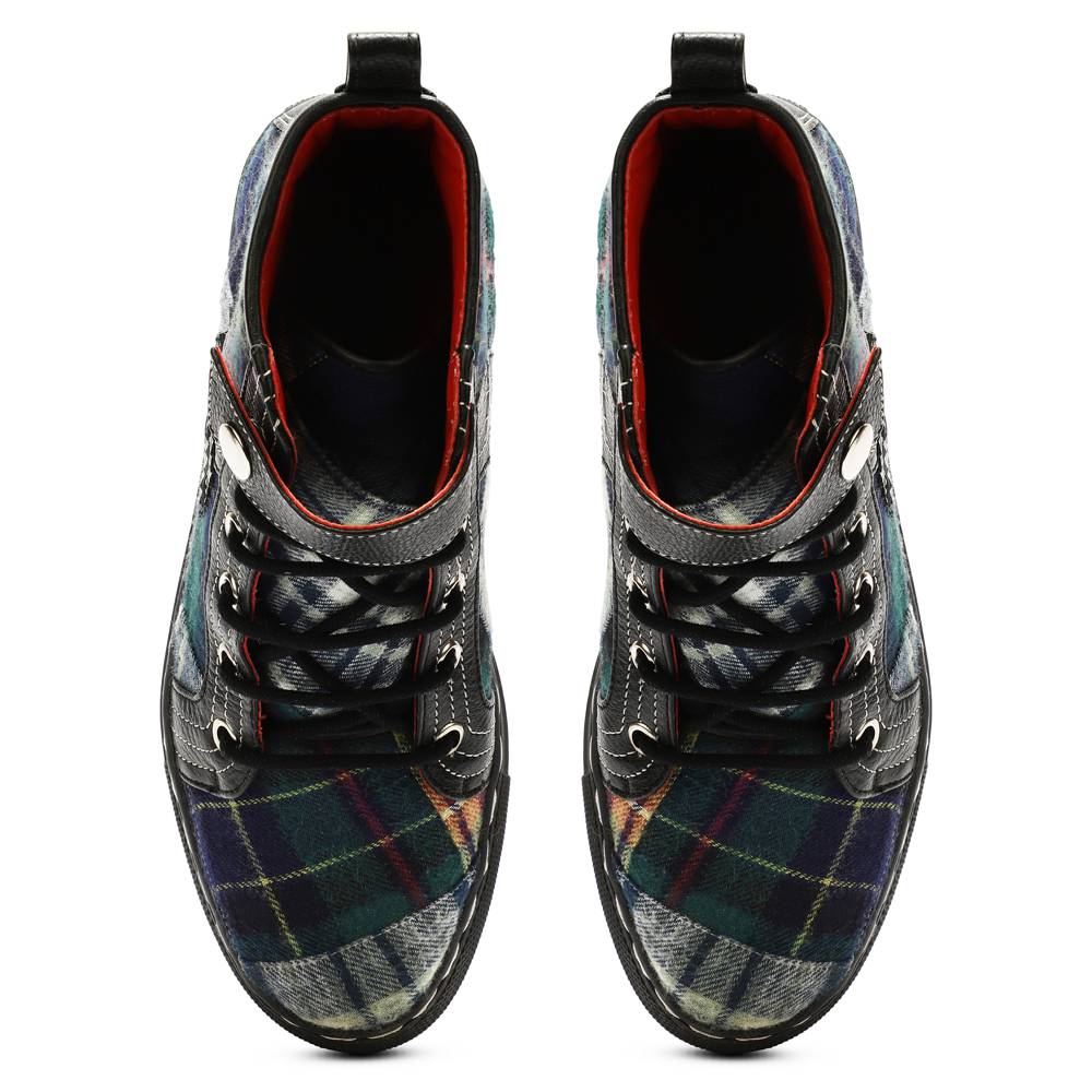  Green Tartans High_Tops for Women (discontinued)