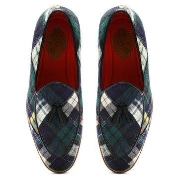 Green Tartans Slip_on for Men (discontinued)