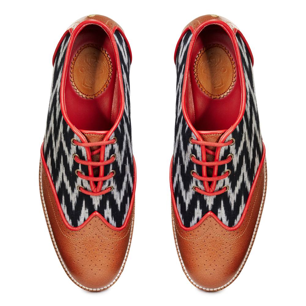 Ikat Brogues Men – Cedar