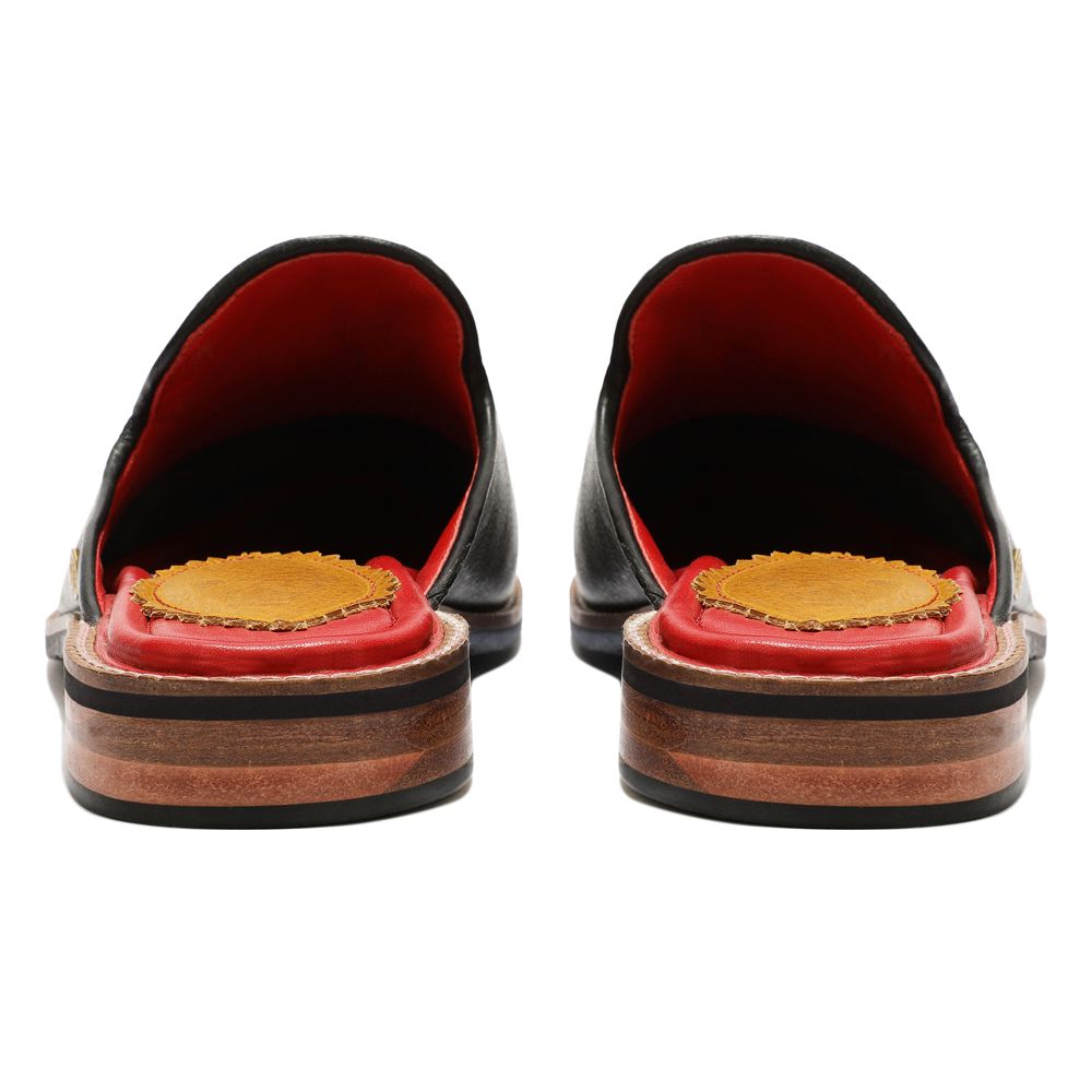  Red Houndstoth_  Mules_ Women (discontinued)