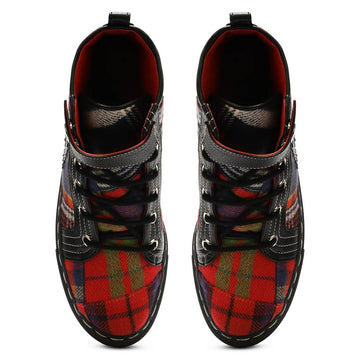 Red Tartans HighTops for Women (discontinued)