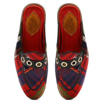 Red Tartans Mule_  for Men (discontinued)