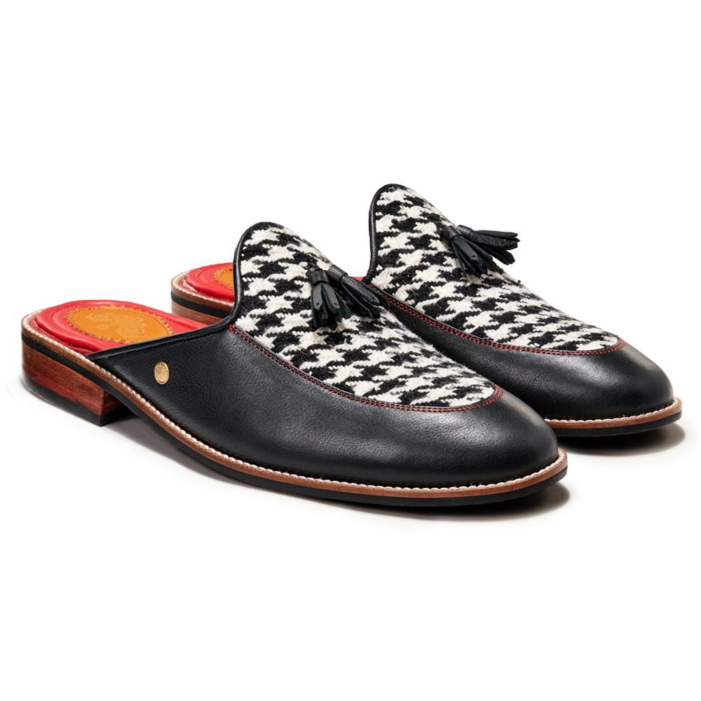 White Houndstoth_ Mule_ Men (discontinued)