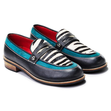 Zebra Slip_on for Women (discontinued) Banjaaran Studio